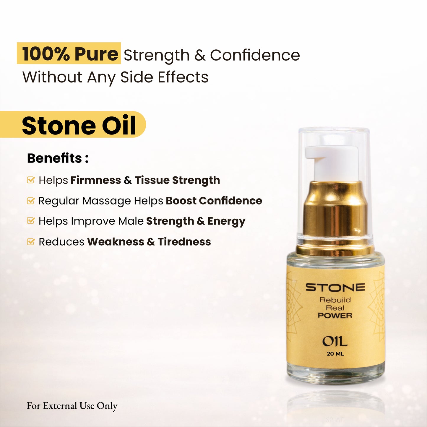 Stone Oil + Herbal Powder Combo
