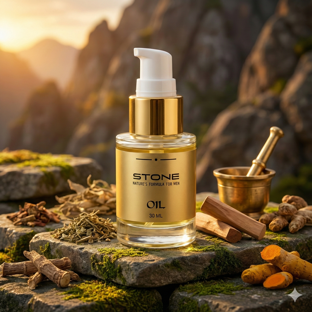Ayurvedic Herbal Massage Oil for Men