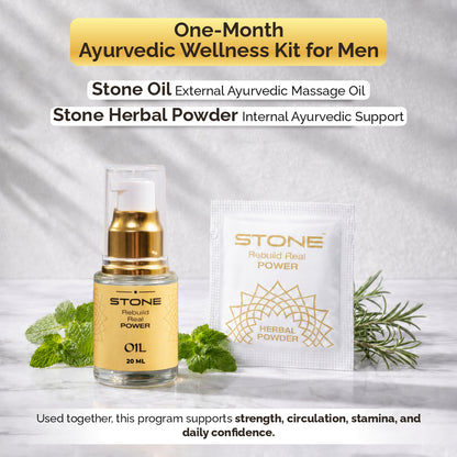 Stone Oil + Herbal Powder Combo