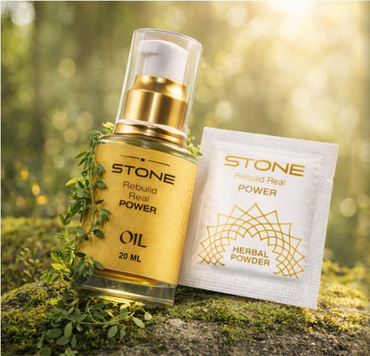 Stone Oil + Herbal Powder Combo