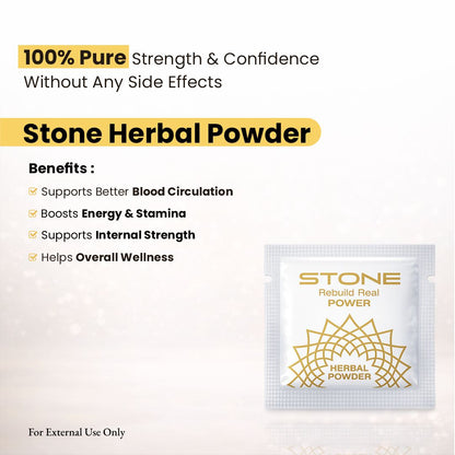 Stone Oil + Herbal Powder Combo