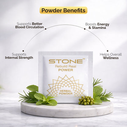 Stone Oil + Herbal Powder Combo Pack